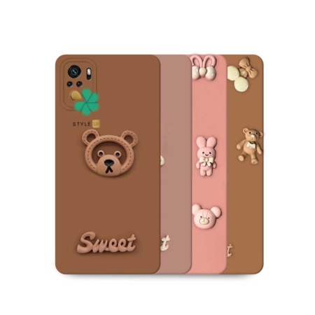 خرید قاب گوشی شیائومی Xiaomi Redmi Note 10S طرح Sweet Bear