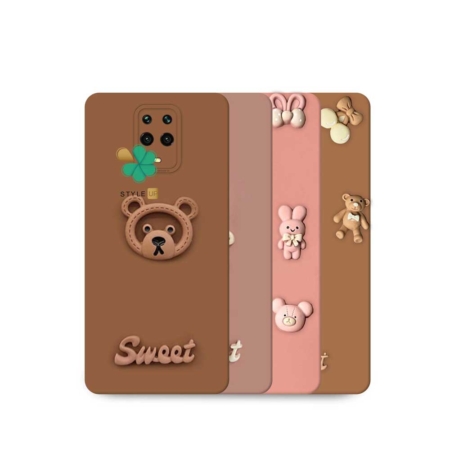 خرید قاب گوشی شیائومی Xiaomi Redmi Note 9 Pro Max طرح Sweet Bear