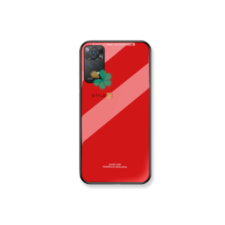خرید قاب پشت گلس گوشی شیائومی Xiaomi Redmi Note 11S رنگ قرمز