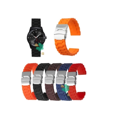 قیمت بند ساعت ال جی LG G Watch R W110 مدل 3Beads Silicone