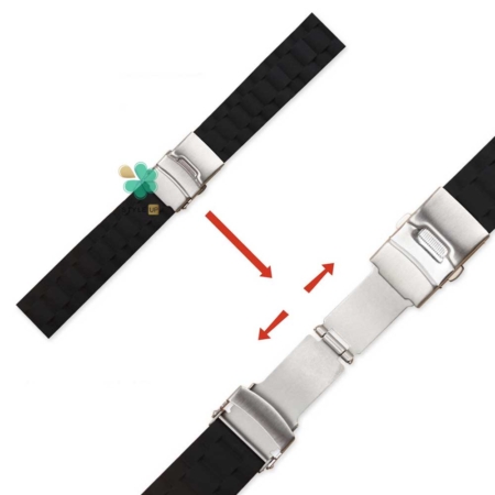 خرید بند ساعت ال جی LG G Watch W100 مدل 3Beads Silicone