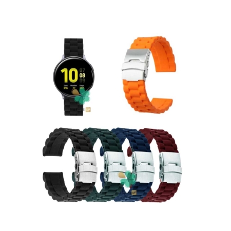 قیمت بند ساعت سامسونگ Samsung Galaxy Watch Active 2 مدل 3Beads Silicone
