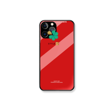 خرید قاب پشت گلس گوشی اپل آیفون Apple iPhone 14 Pro Max رنگ قرمز
