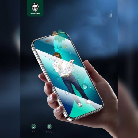 عکس گلس برند Green Lion گوشی آیفون iPhone 14 مدل 9H STEVE