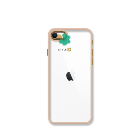 خرید قاب برند New Skin گوشی اپل iPhone SE 2022 مدل Fancy Defence رنگ طلایی