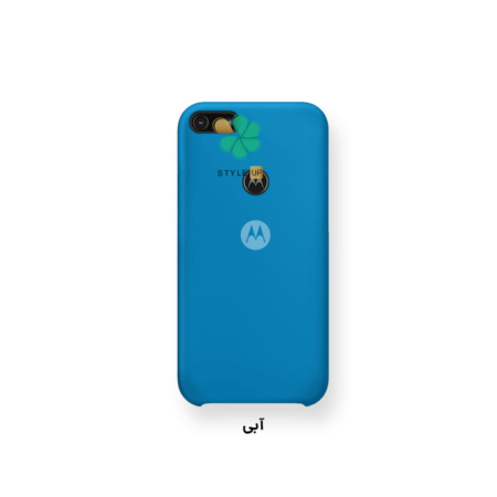 خرید قاب گوشی موتورولا Motorola Moto E6 Play مدل سیلیکونی رنگ ابی