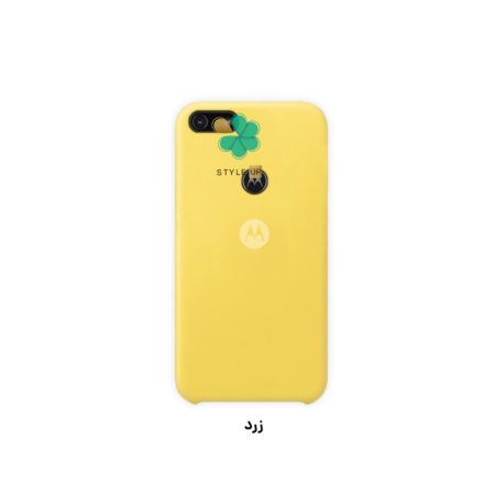 خرید قاب گوشی موتورولا Motorola Moto E6 Play مدل سیلیکونی رنگ زرد