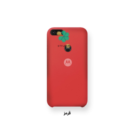 خرید قاب گوشی موتورولا Motorola Moto E6 Play مدل سیلیکونی رنگ قرمز