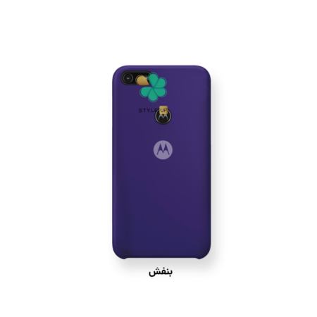 خرید قاب گوشی موتورولا Motorola Moto E6 Play مدل سیلیکونی رنگ بنفش