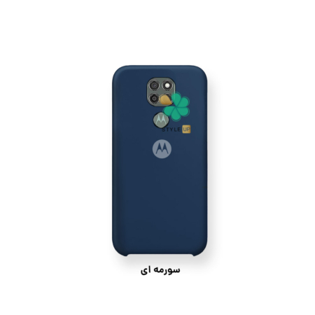 خرید قاب گوشی موتورولا Motorola Moto G9 Play مدل سیلیکونی رنگ سرمه ای