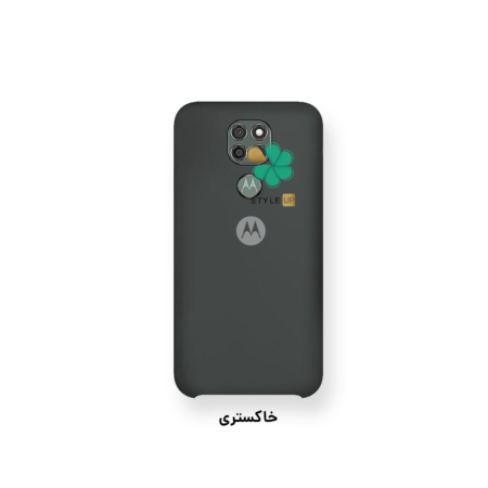 خرید قاب گوشی موتورولا Motorola Moto G9 Play مدل سیلیکونی رنگ خاکستری