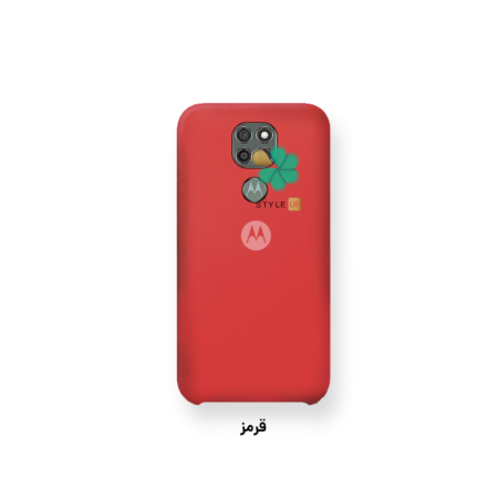 خرید قاب گوشی موتورولا Motorola Moto G9 Play مدل سیلیکونی رنگ قرمز