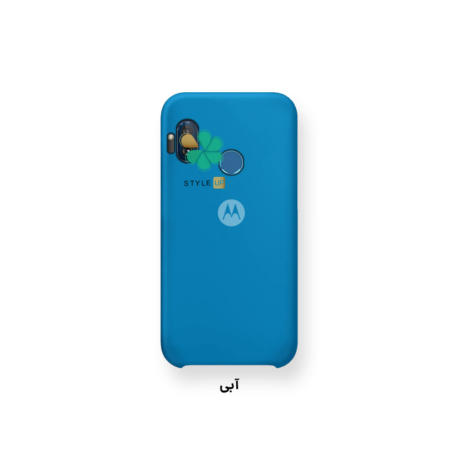 خرید قاب گوشی موتورولا Motorola One Hyper مدل سیلیکونی رنگ ابی