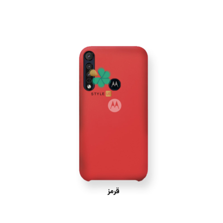 خرید قاب گوشی موتورولا Motorola One Macro مدل سیلیکونی رنگ قرمز
