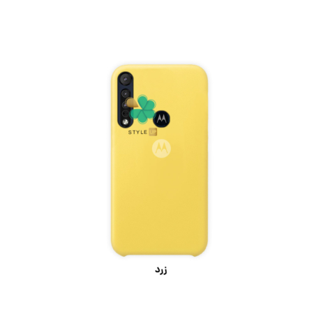 خرید قاب گوشی موتورولا Motorola One Macro مدل سیلیکونی رنگ زرد