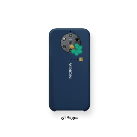 خرید قاب گوشی نوکیا Nokia 9 PureView مدل سیلیکونی رنگ سرمه ای