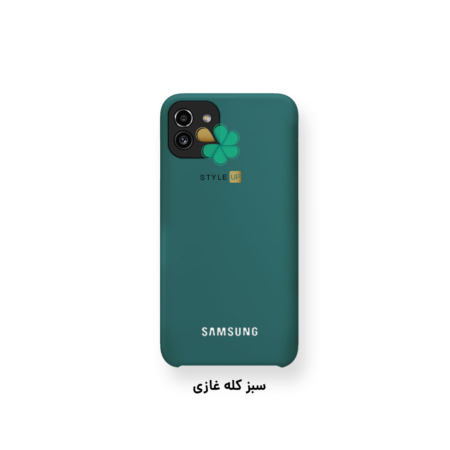 خرید قاب گوشی سامسونگ Samsung Galaxy A03 مدل سیلیکونی رنگ سبز کله غازی