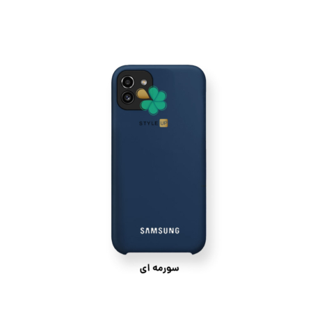 خرید قاب گوشی سامسونگ Samsung Galaxy A03 مدل سیلیکونی رنگ سرمه ای