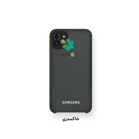 خرید قاب گوشی سامسونگ Samsung Galaxy A03 مدل سیلیکونی رنگ خاکستری