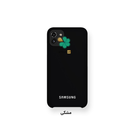 خرید قاب گوشی سامسونگ Samsung Galaxy A03 مدل سیلیکونی رنگ مشکی