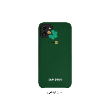خرید قاب گوشی سامسونگ Samsung Galaxy A03 مدل سیلیکونی رنگ سبز ارتشی