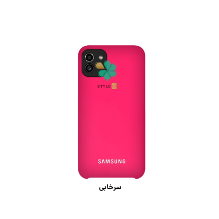 خرید قاب گوشی سامسونگ Samsung Galaxy A03 مدل سیلیکونی رنگ سرخابی