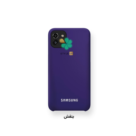 خرید قاب گوشی سامسونگ Samsung Galaxy A03 مدل سیلیکونی رنگ بنفش