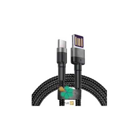 قیمت کابل فست شارژ تایپ سی به یو اس بی دو طرفه مدل Two Sided 1M 5A