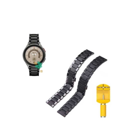 قیمت بند فلزی ساعت سامسونگ Galaxy Watch 5 Pro مدل 3Bead Carbon