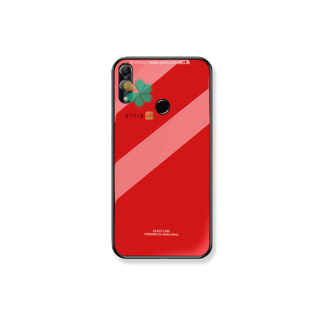 خرید قاب پشت گلس گوشی هواوی Huawei Honor 8C رنگ قرمز