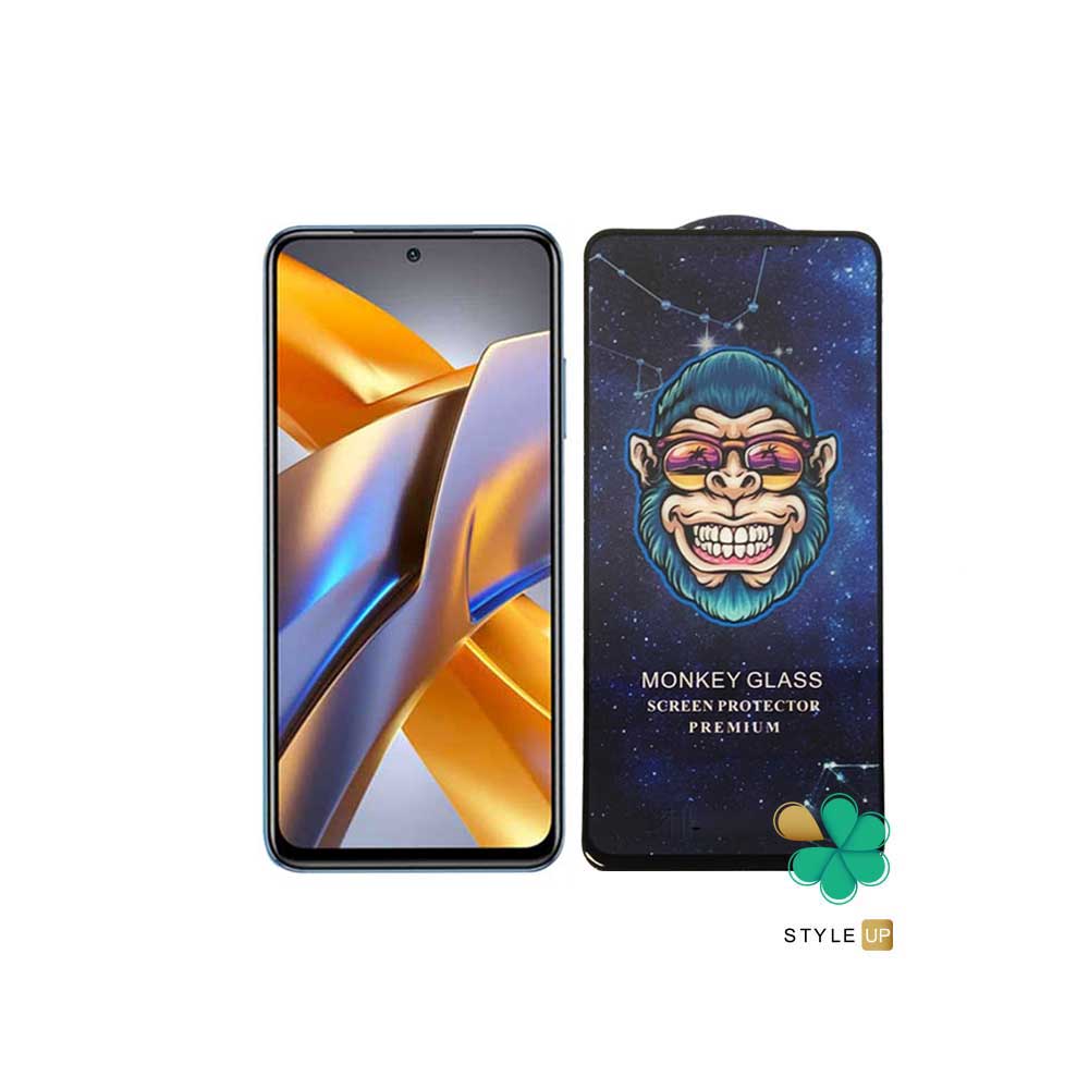 قیمت گلس Premium گوشی شیائومی Xiaomi Poco M5s برند Monkey