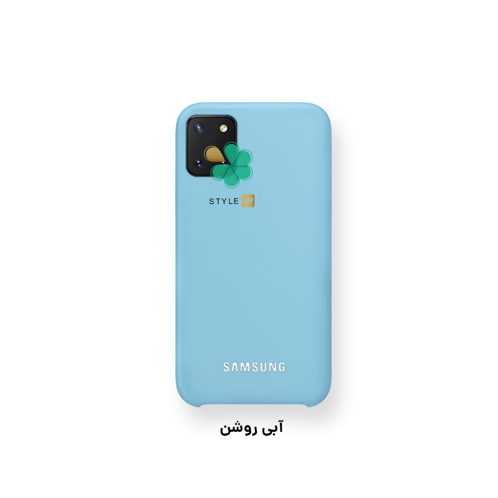 قیمت قاب گوشی سامسونگ Samsung Galaxy Note 10 Lite مدل سیلیکونی رنگ آبی روشن