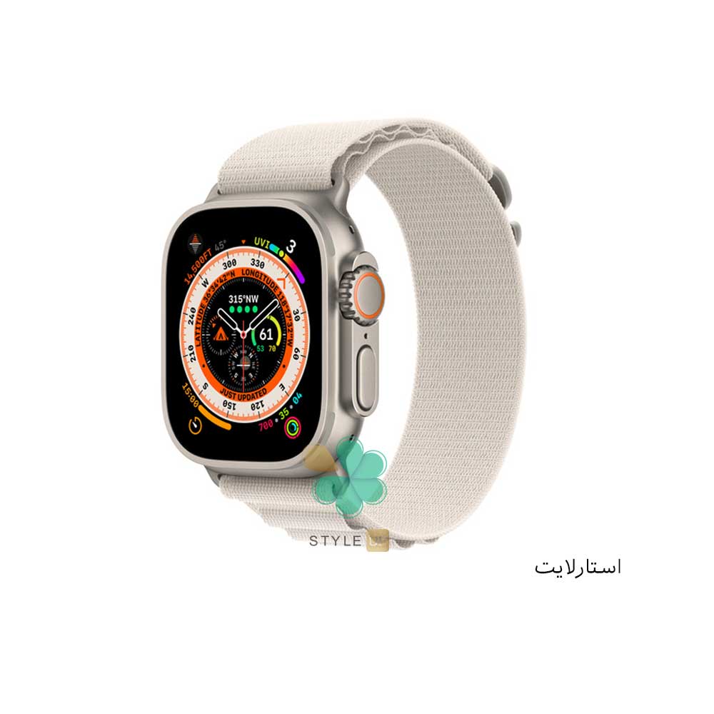 خرید بند ساعت اپل واچ Apple Watch 42/44 مدل Alpine Loop رنگ استارلایت