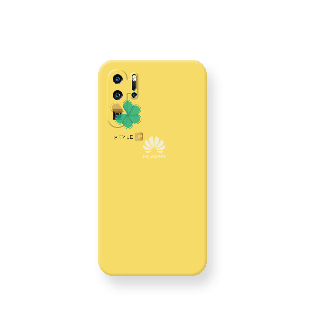 خرید قاب گوشی هواوی Huawei P30 Pro مدل سیلیکونی محافظ لنز دار رنگ زرد