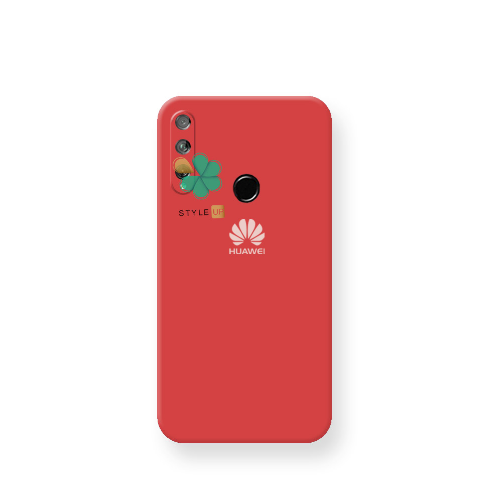 خرید قاب گوشی هواوی Huawei Y7p مدل سیلیکونی محافظ لنز دار رنگ قرمز