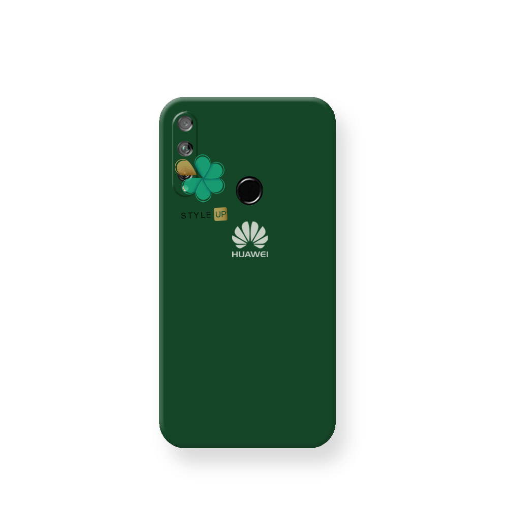 خرید قاب گوشی هواوی Huawei Y7p مدل سیلیکونی محافظ لنز دار رنگ سبز ارتشی
