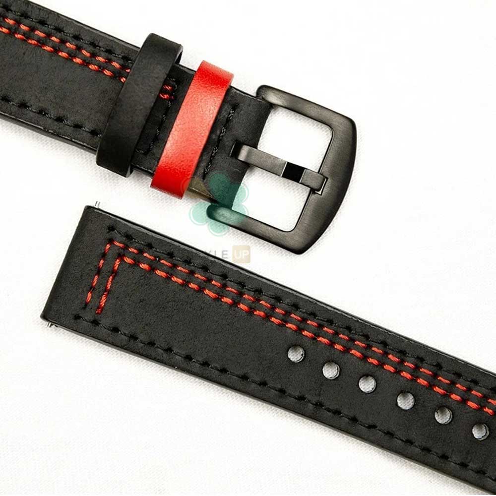 خرید بند چرمی ساعت هواوی واچ Huawei Watch 3 Pro مدل Nubuck Leather