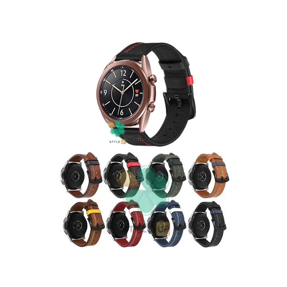 قیمت بند چرمی ساعت سامسونگ Samsung Galaxy Watch 3 41mm مدل Nubuck Leather