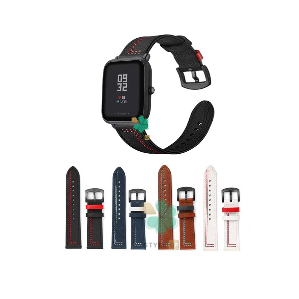 قیمت بند چرمی ساعت شیائومی Xiaomi Amazfit Bip مدل Nubuck Leather
