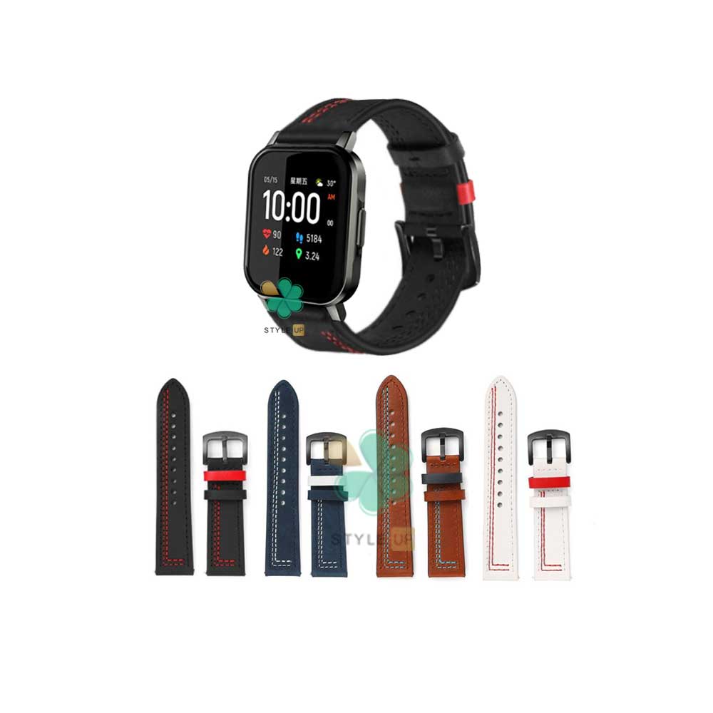قیمت بند چرمی ساعت شیائومی Xiaomi Haylou LS02 مدل Nubuck Leather