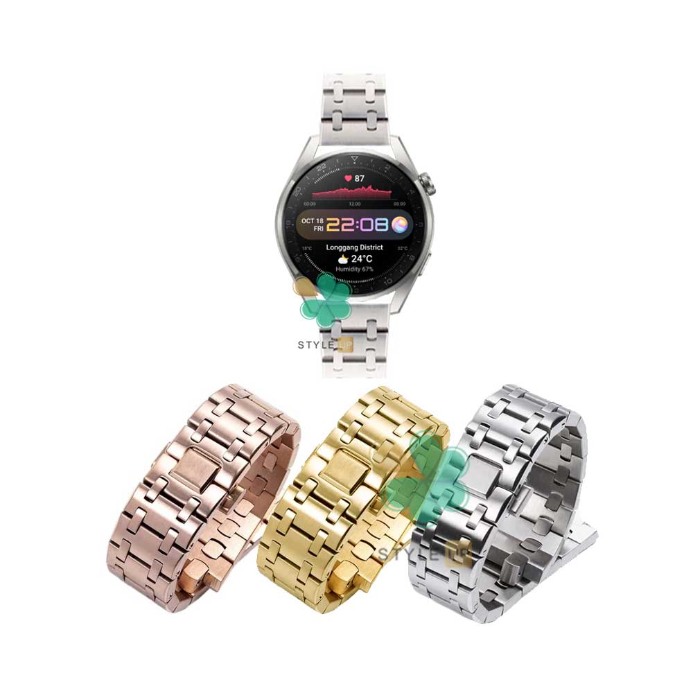 قیمت بند متال ساعت هواوی واچ Huawei Watch 3 Pro مدل Royal