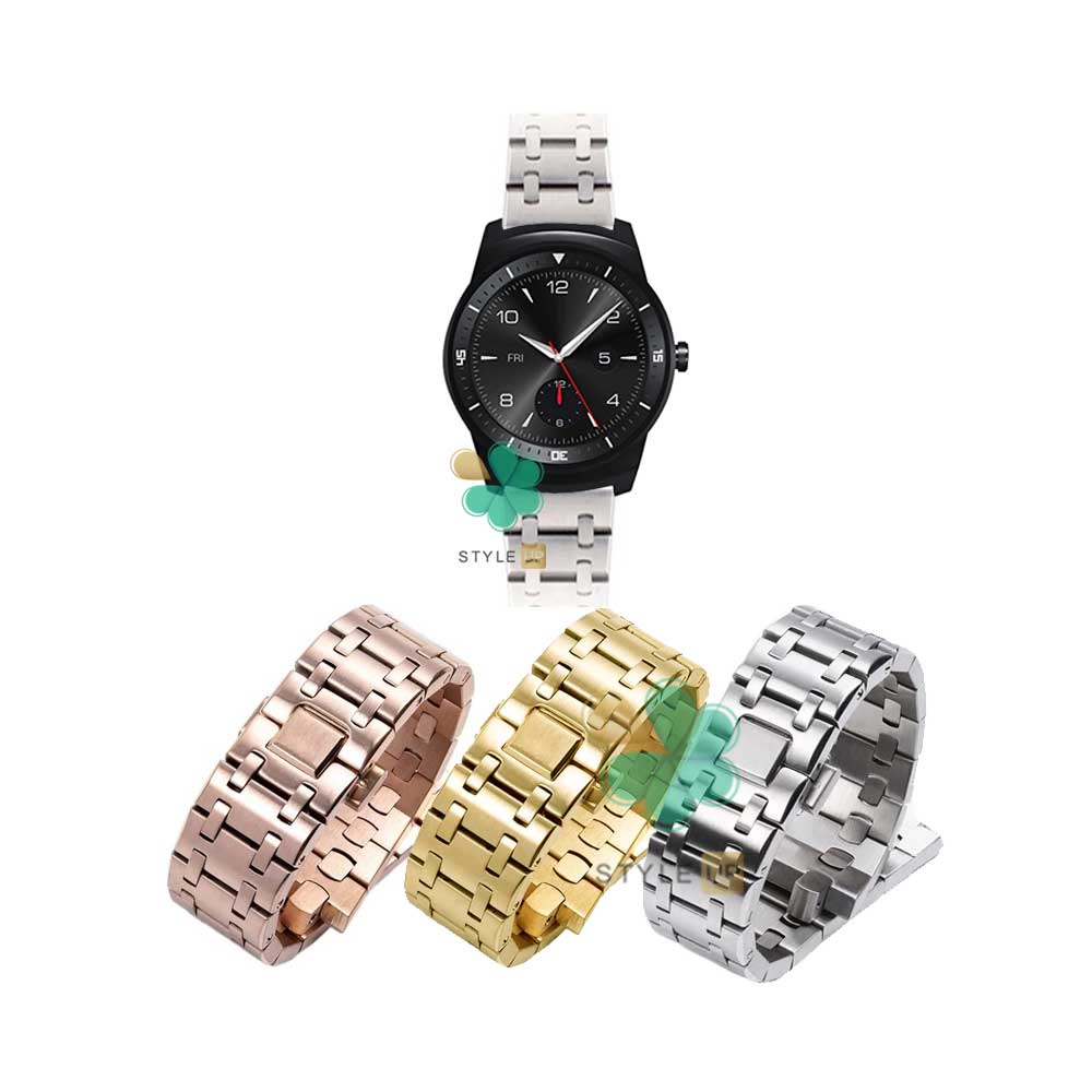 قیمت بند متال ساعت ال جی LG G Watch R W110 مدل Royal