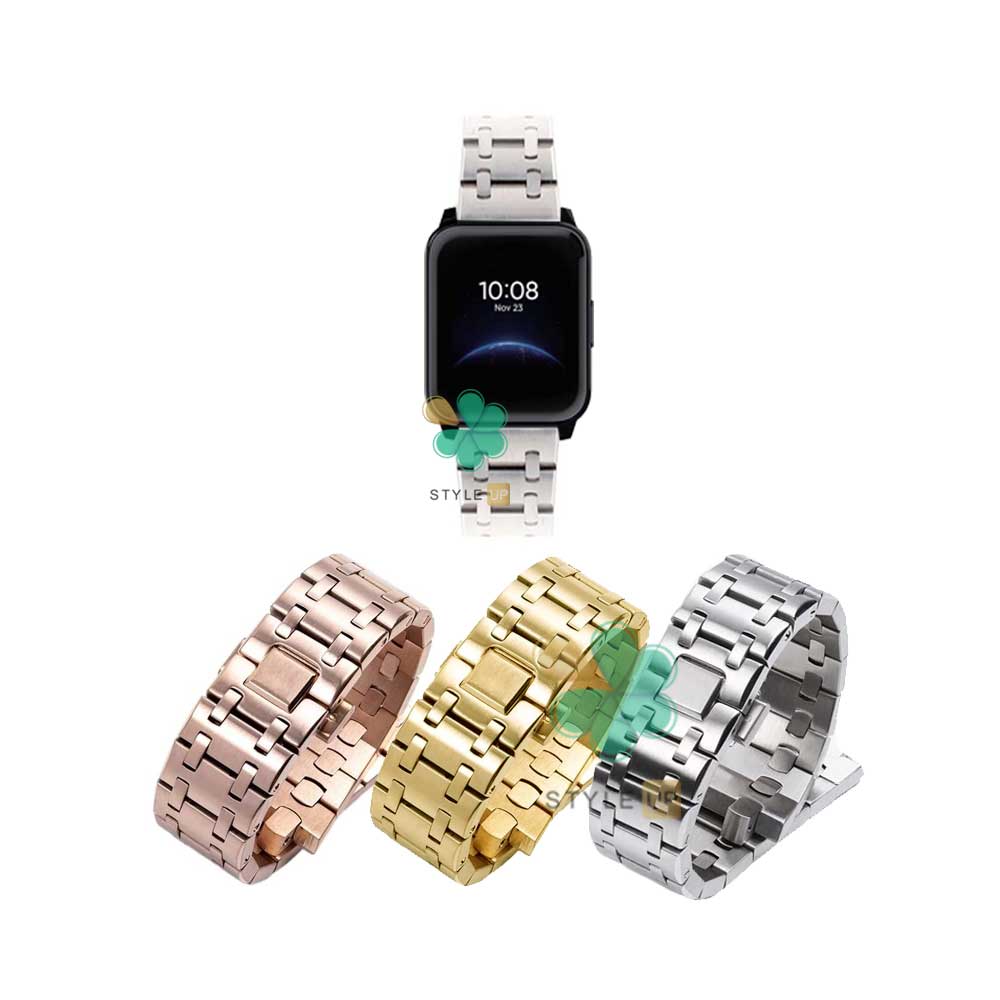 قیمت بند متال ساعت ریلمی واچ Realme Watch 2 مدل Royal