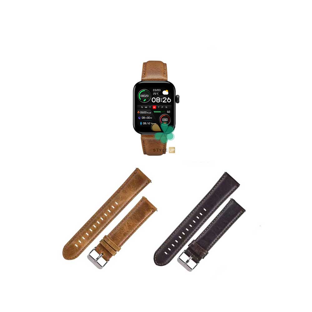 خرید بند چرمی ساعت شیائومی Xiaomi Mibro T1 مدل Genuine Leather