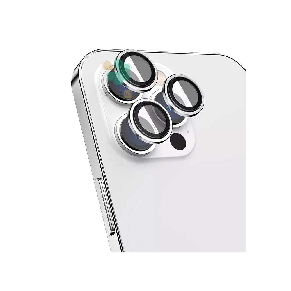 خرید گلس لنز دورفلزی گوشی ایفون iPhone 14 Pro Max برند Lito رنگ نقره ای