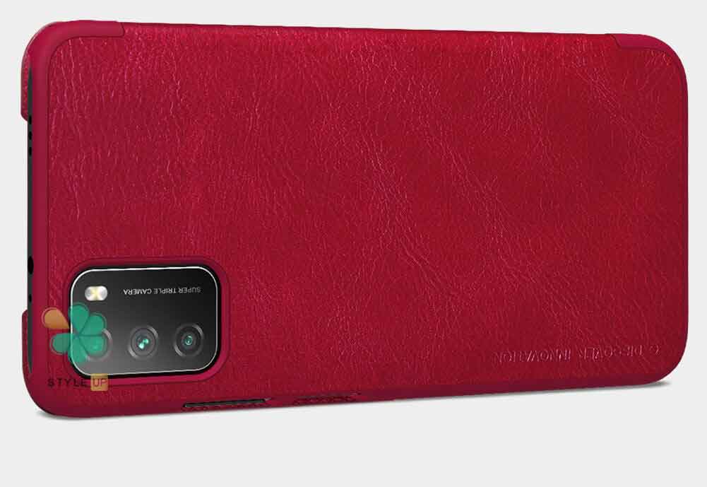 خرید کیف چرمی نیلکین گوشی شیائومی Xiaomi Poco M3 مدل Qin