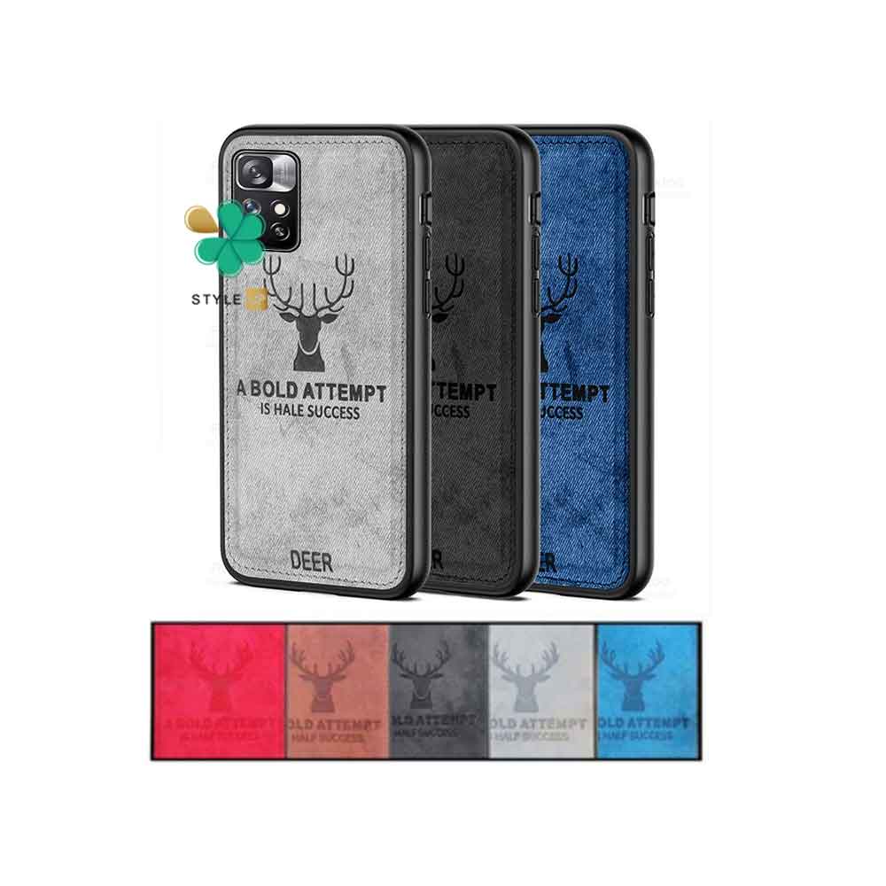 قیمت قاب گوشی شیائومی Xiaomi Redmi Note 11 4G پارچه ای طرح گوزن