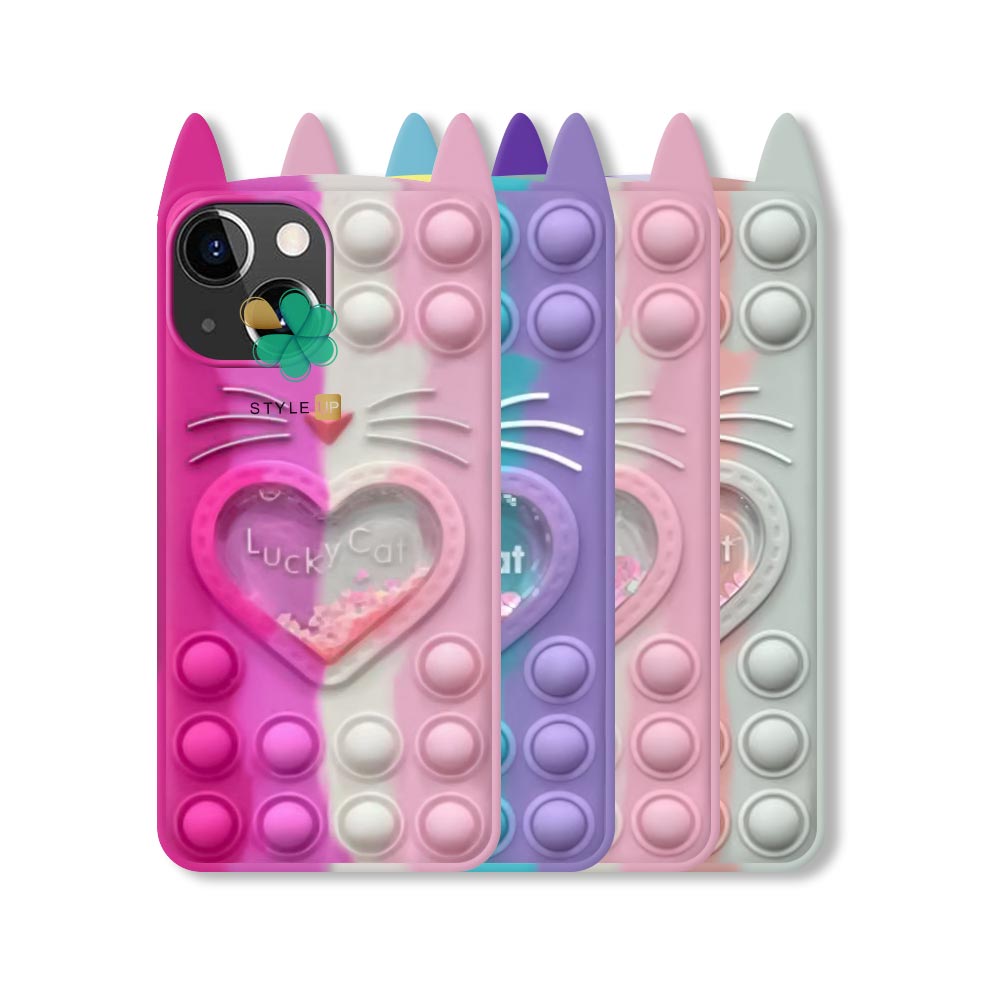 قیمت قاب فیجت گوشی اپل آیفون Apple iPhone 14 طرح Lucky Cat