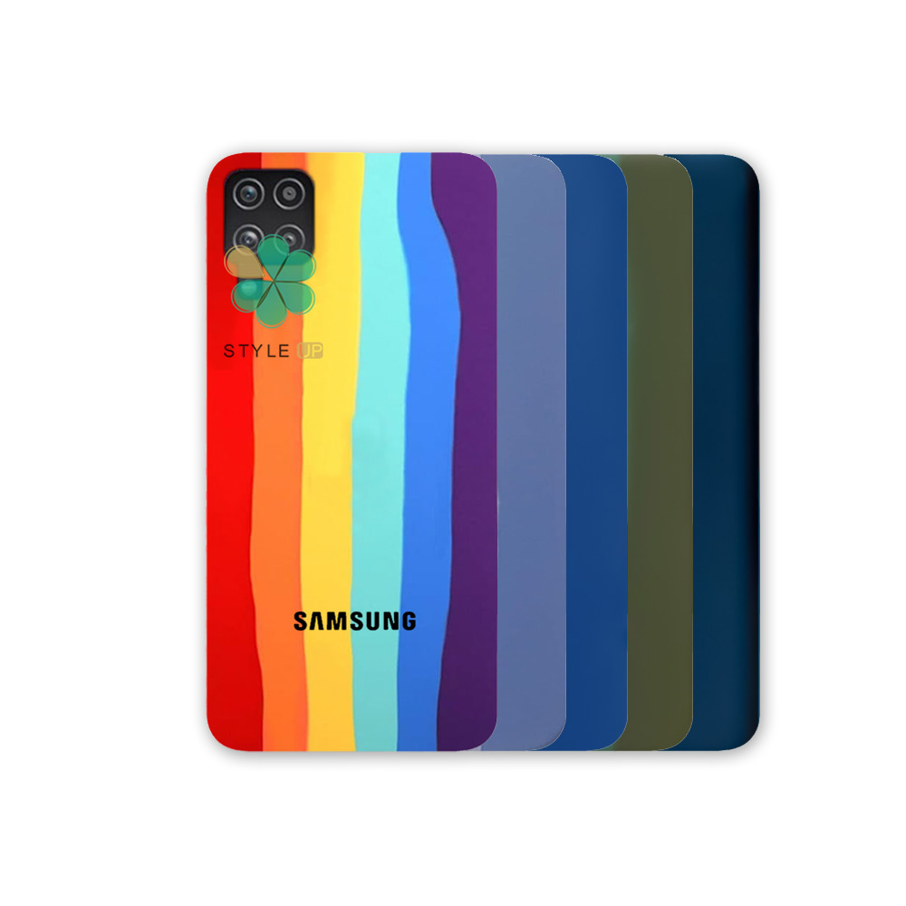 قیمت قاب سیلیکونی گوشی سامسونگ Samsung Galaxy F12 مدل رنگین کمان