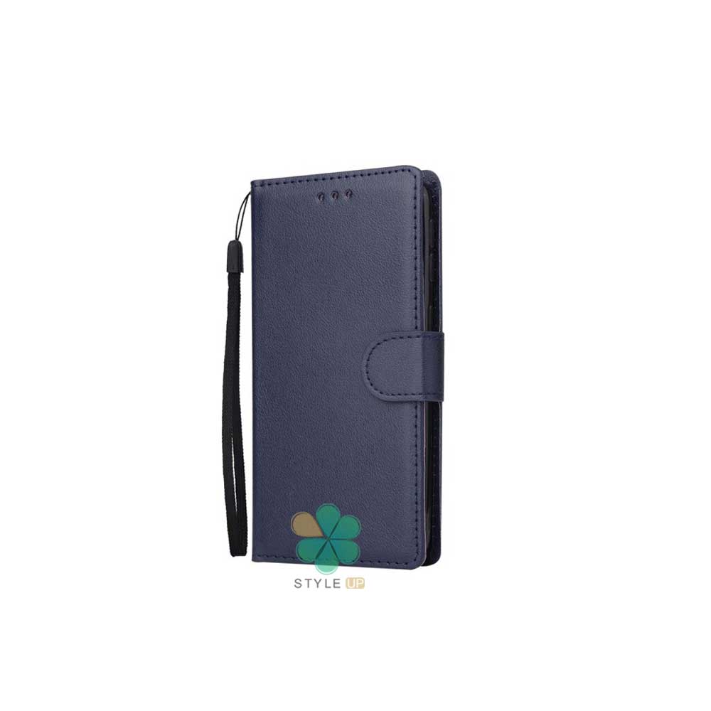خرید کیف چرم گوشی سامسونگ Samsung A23 مدل ایمپریال قفل دار رنگ آبی